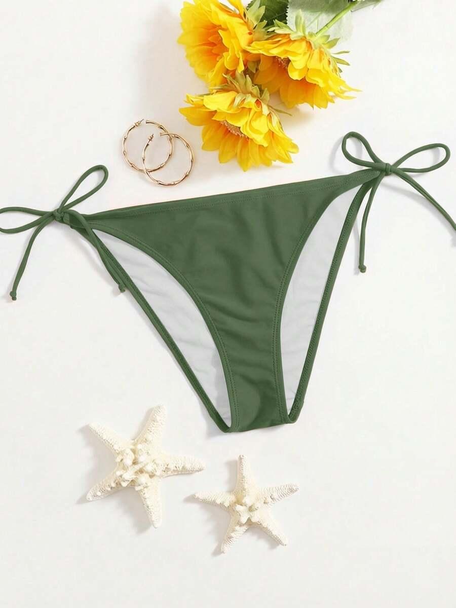 zielony dół bikini