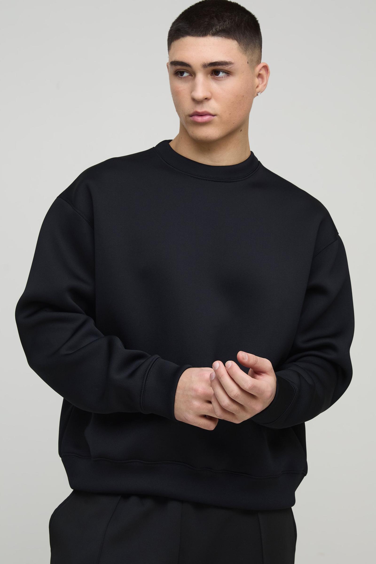 CZARNA BLUZA OVERSIZE