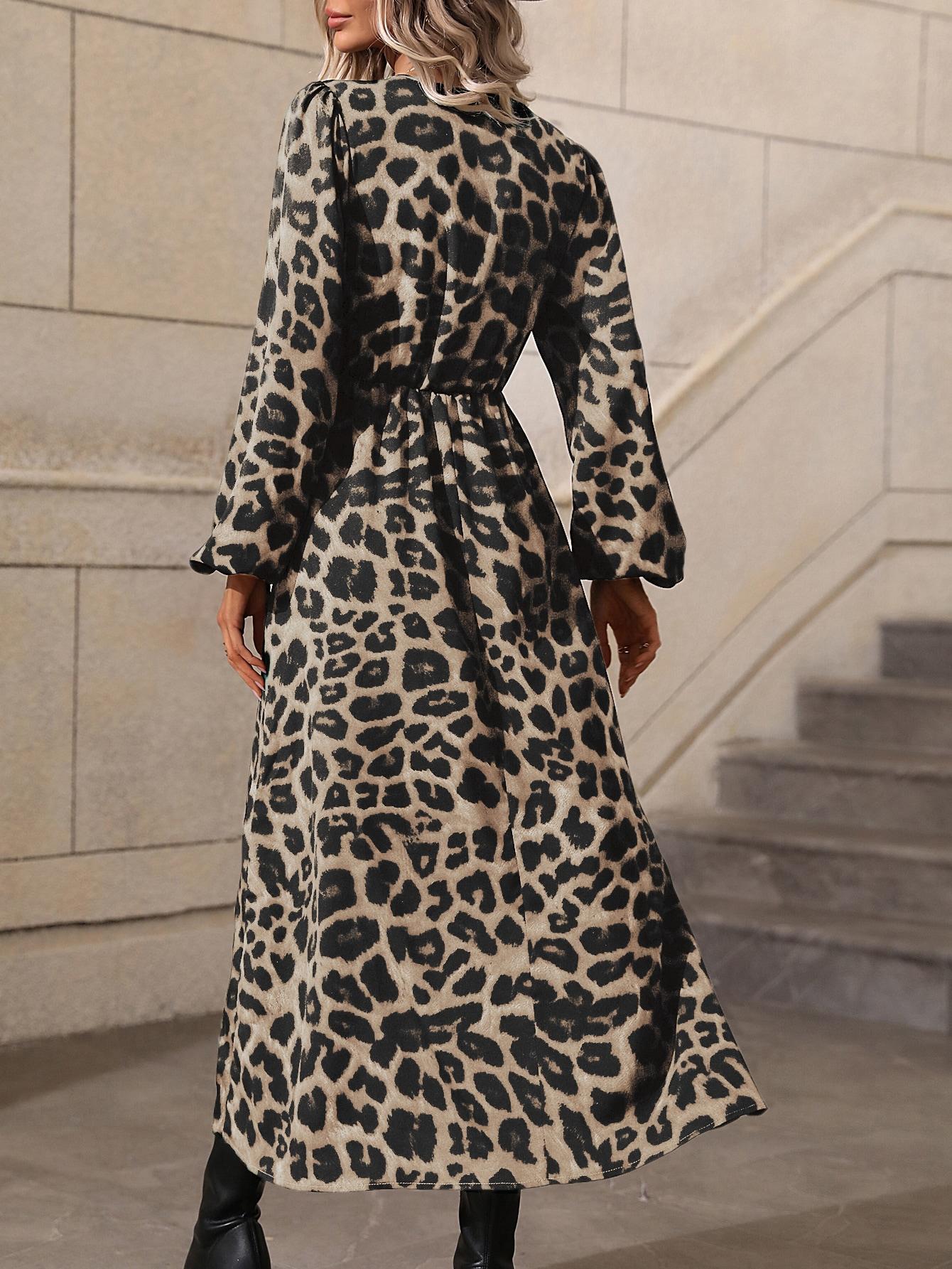 maxi sukienka animal print