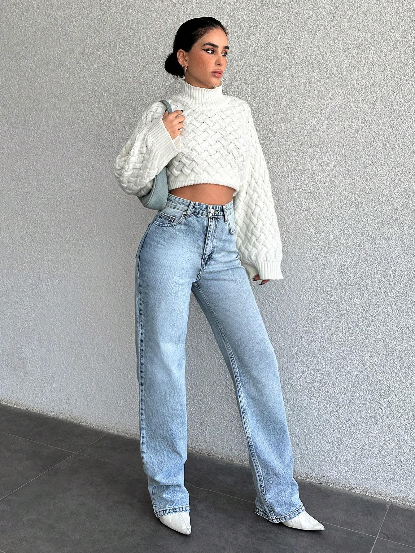 NIEBIESKIE SPODNIE JEANS 
