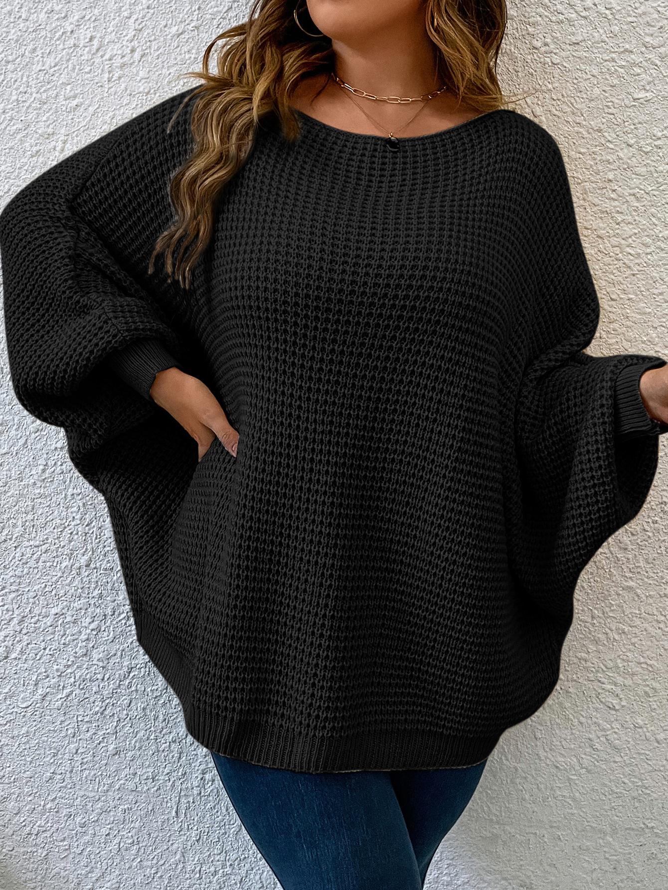 CZARNY SWETER SPLOT 