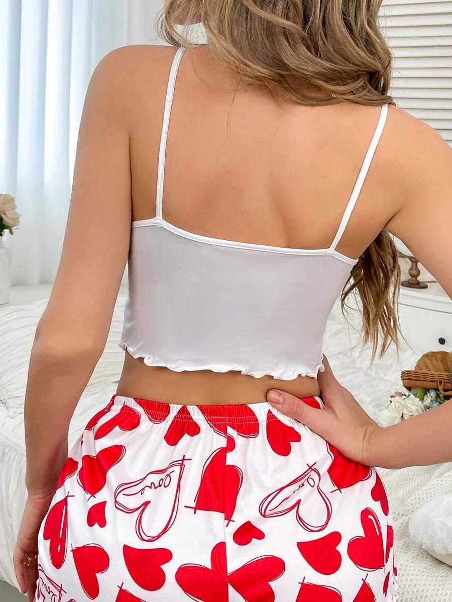 krótki top od piżamy