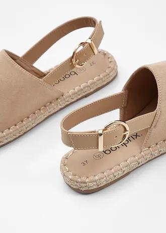 ESPADRYLE Z ODKRYTYĄ PIĘTĄ