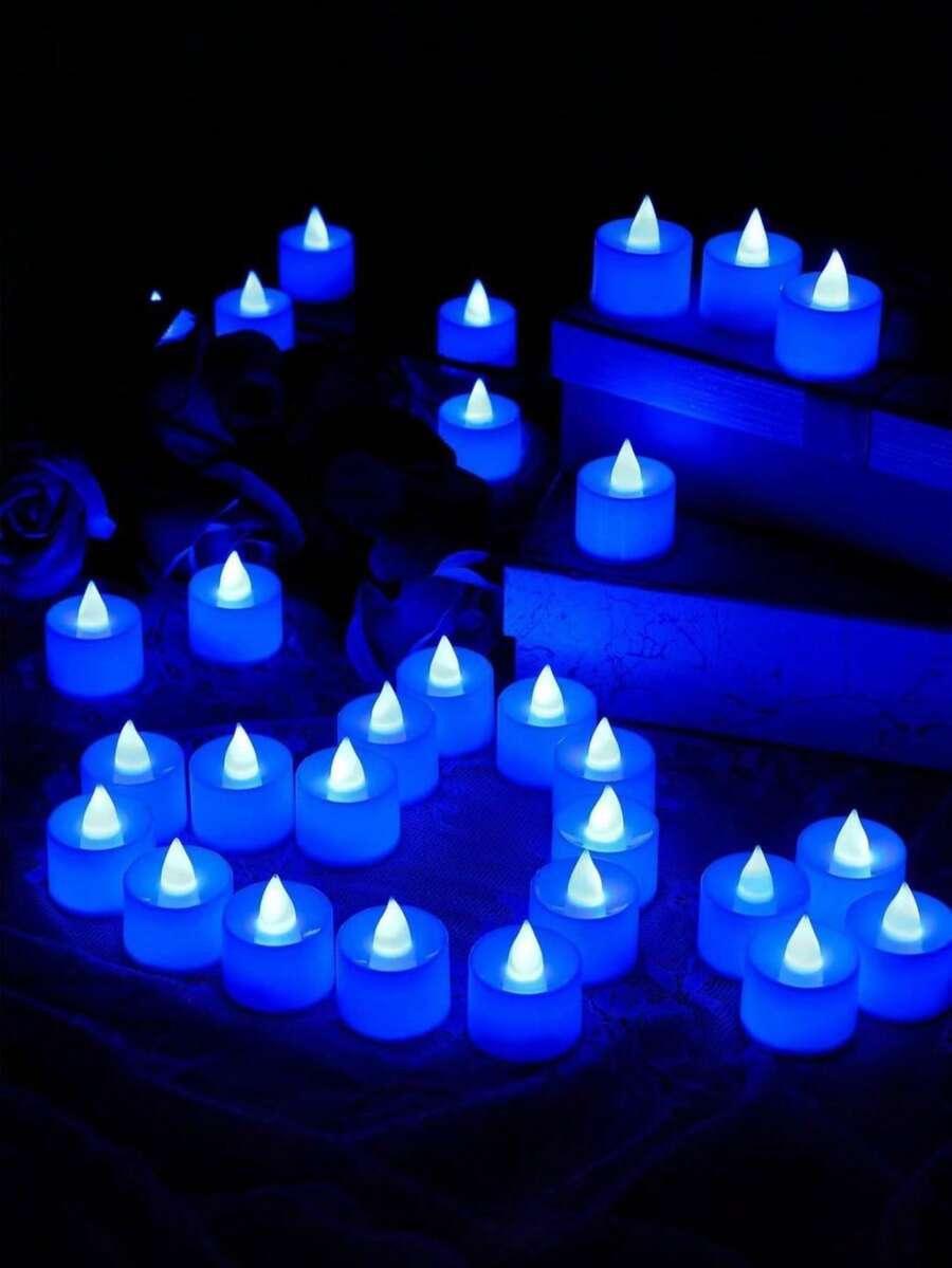 niebieskie lampki led 12szt.