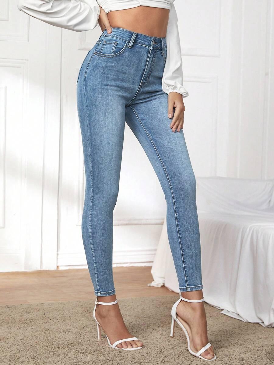 NIEBIESKIE SPODNIE JEANS