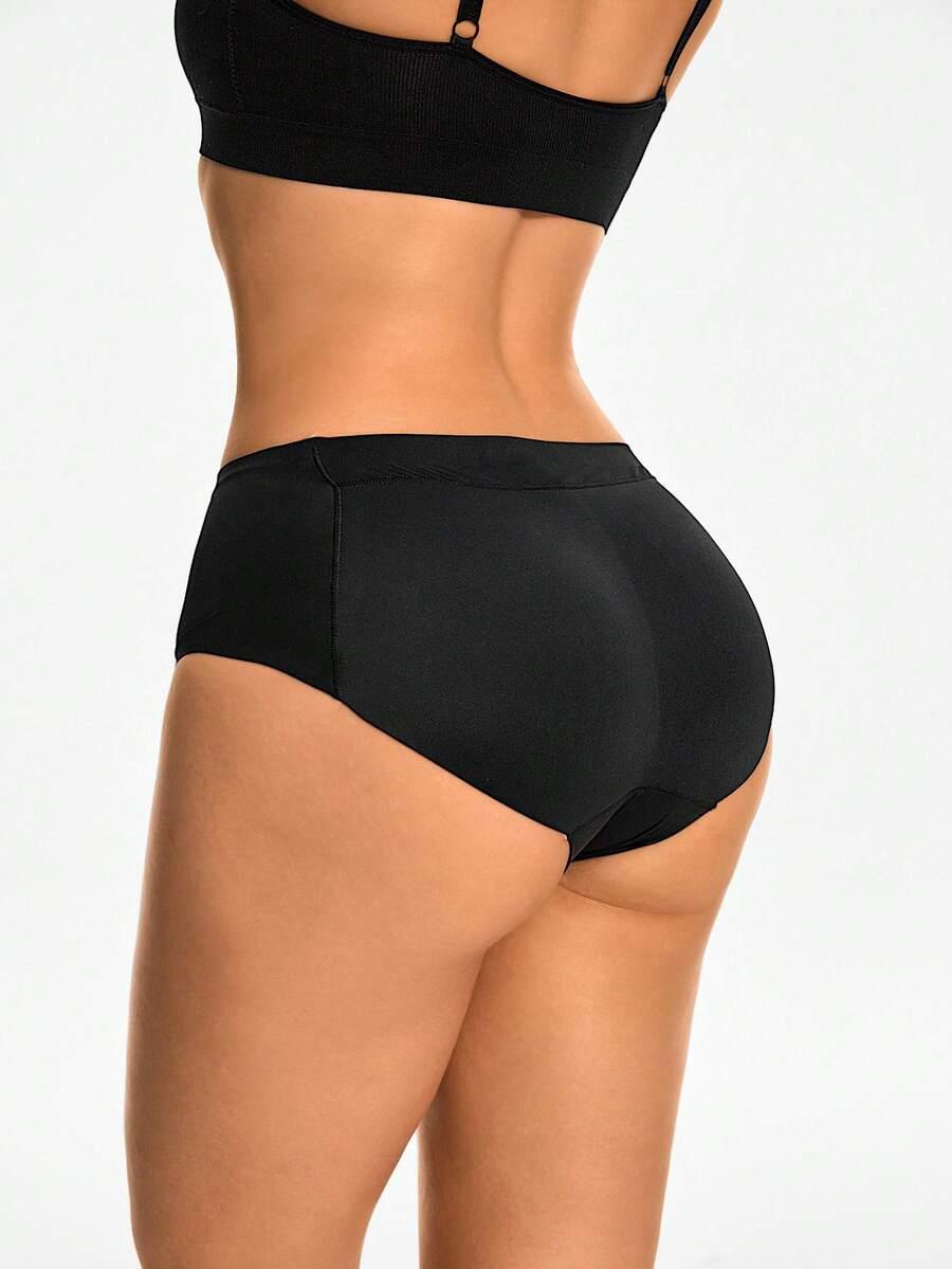 CZARNE MAJTKI MODELUJĄCE BEZSZWOWE push up