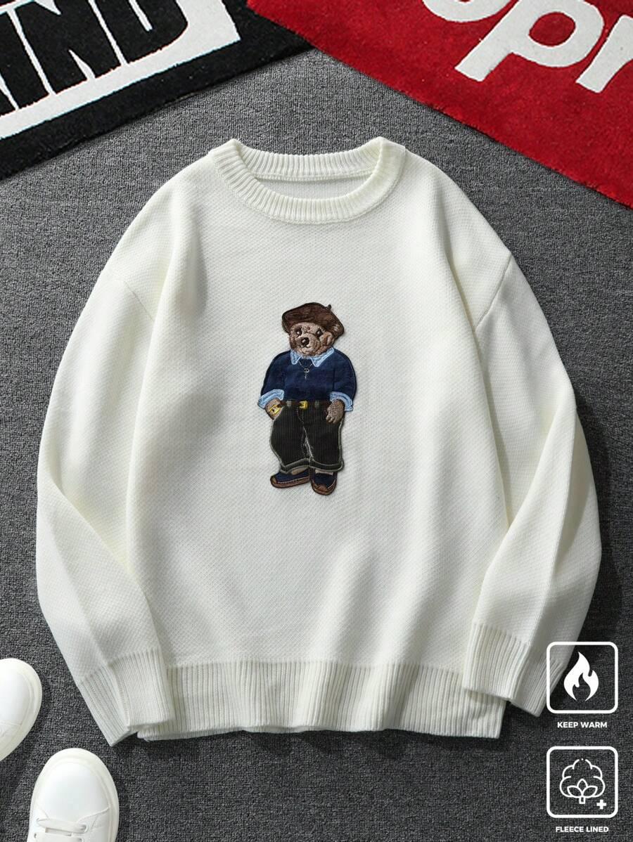 SWETER Z NADRUKIEM MISIA 