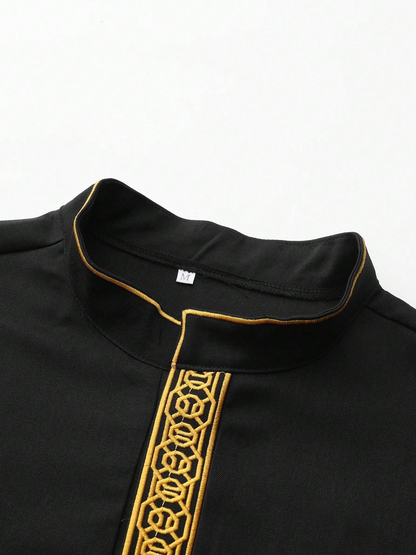 CZARNY KOSTIUM ZDOBIENIE 