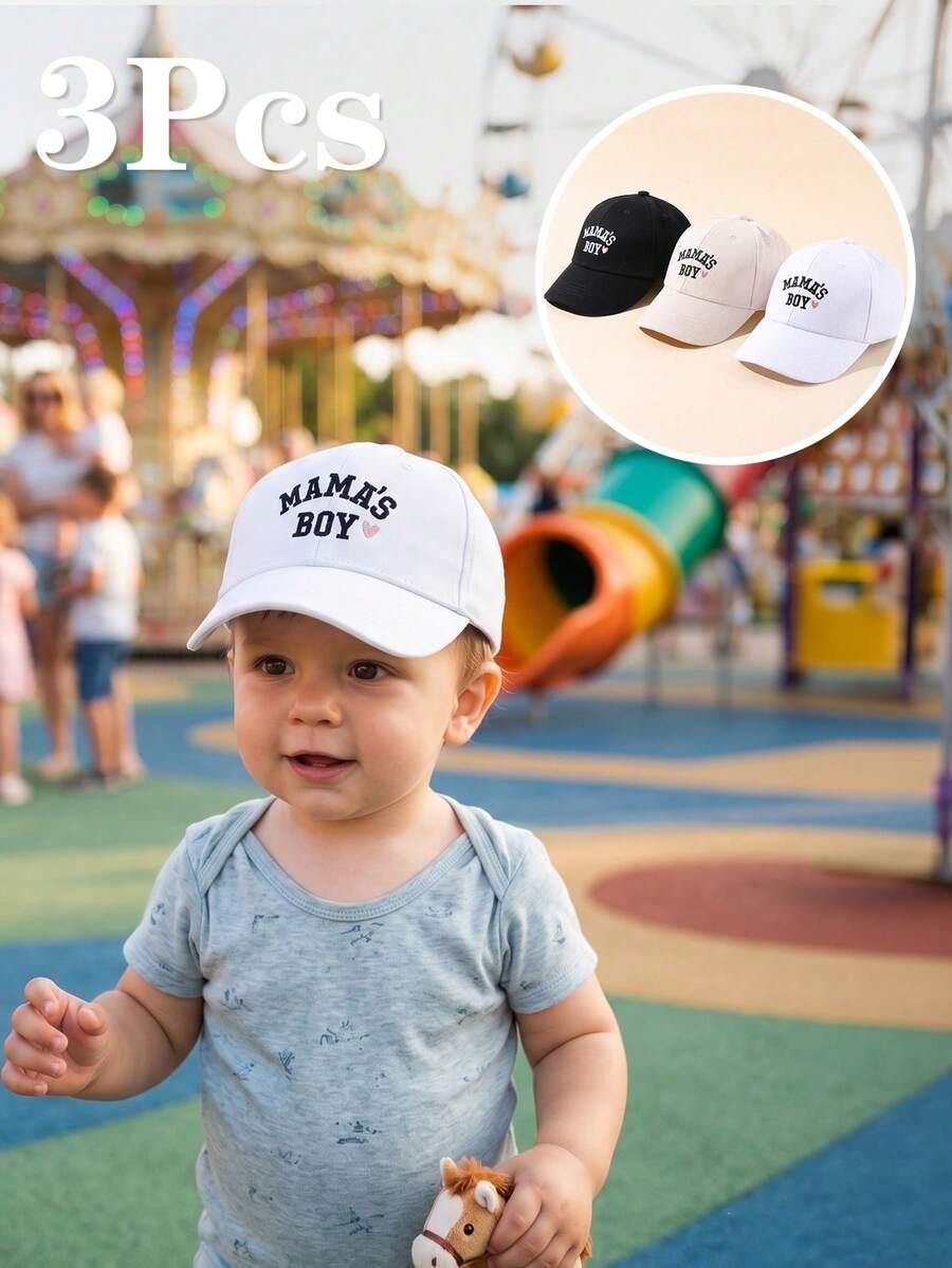 CZAPKA Z DASZKIEM HAFT 3-pack