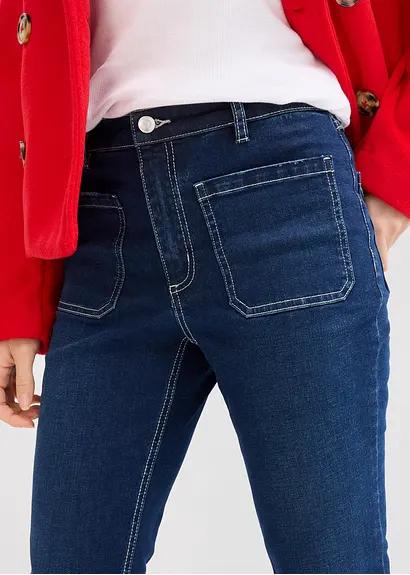 SPODNIE JEANS KIESZENIE 