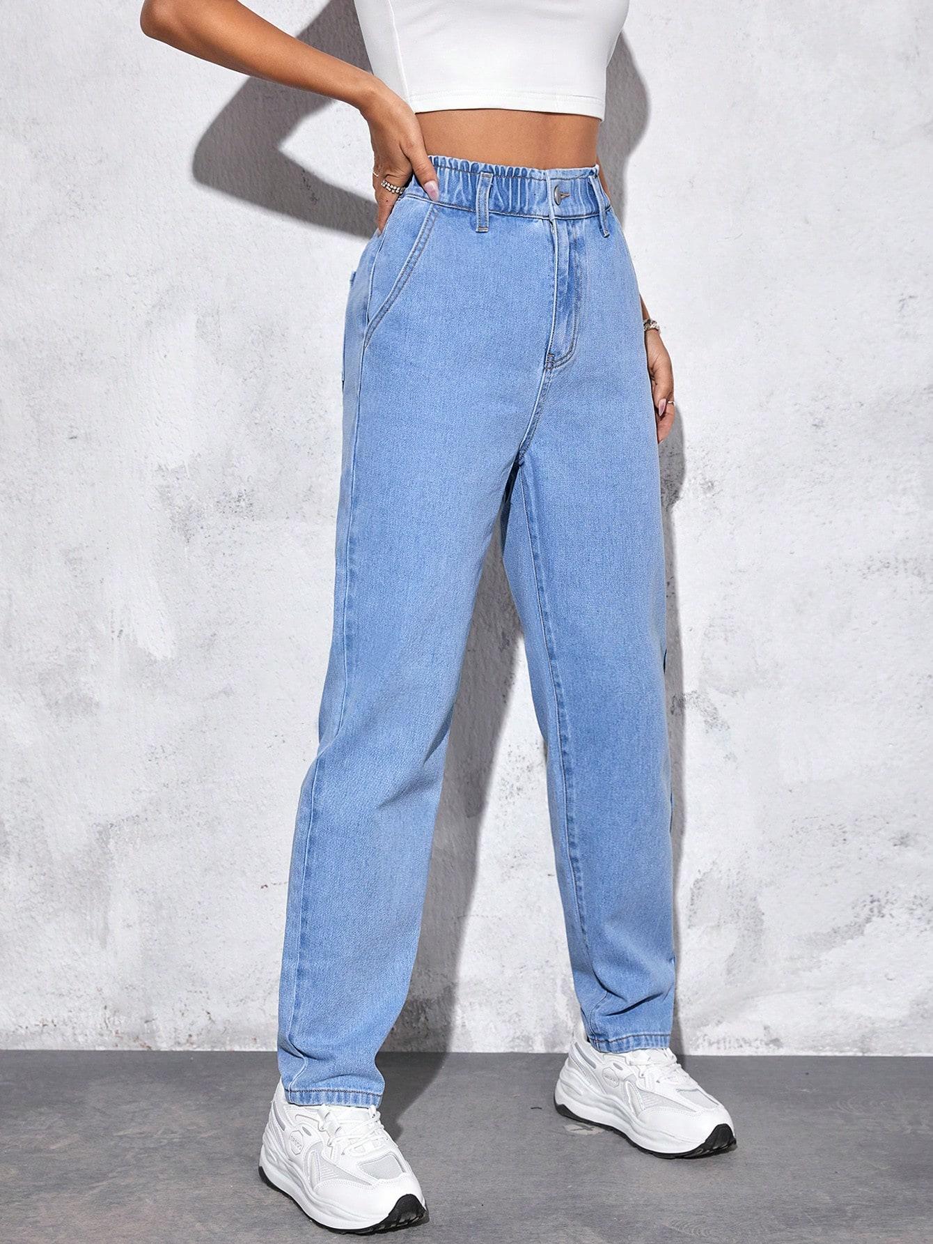 NIEBIESKIE SPODNIE JEANS