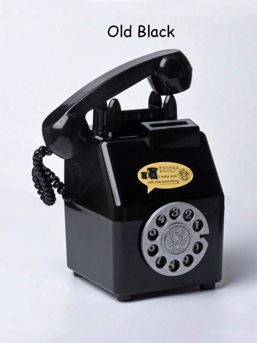 CZARNA SKARBONKA W KSZTAŁCIE TELEFONU