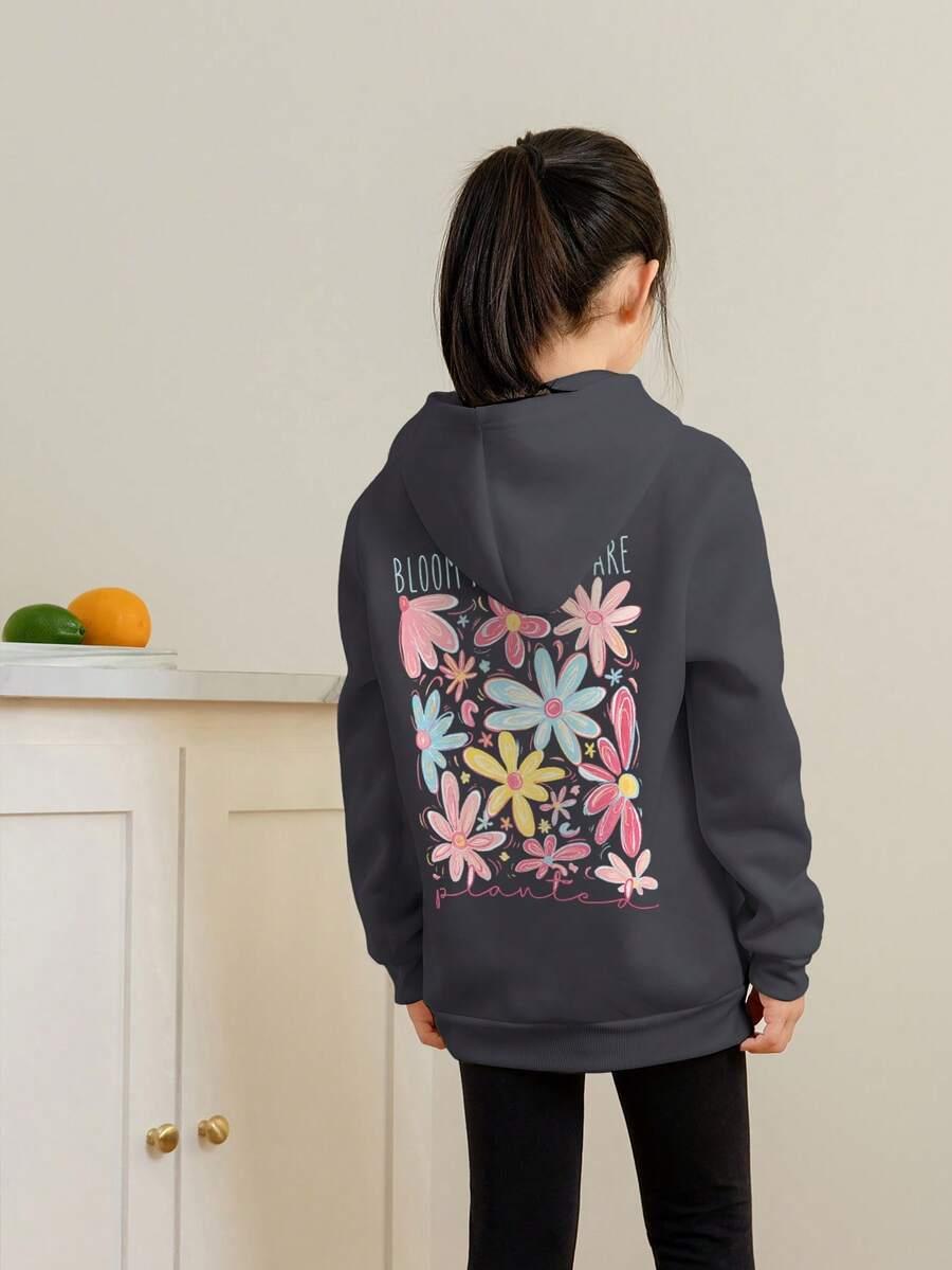 BLUZA Z KAPTUREM PRINT