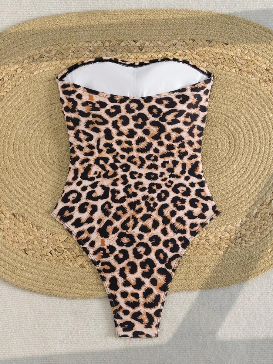 jednoczęściowy strój kąpielowy animal print