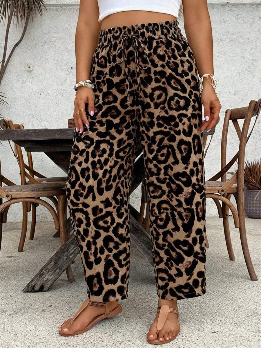 spodnie animal print
