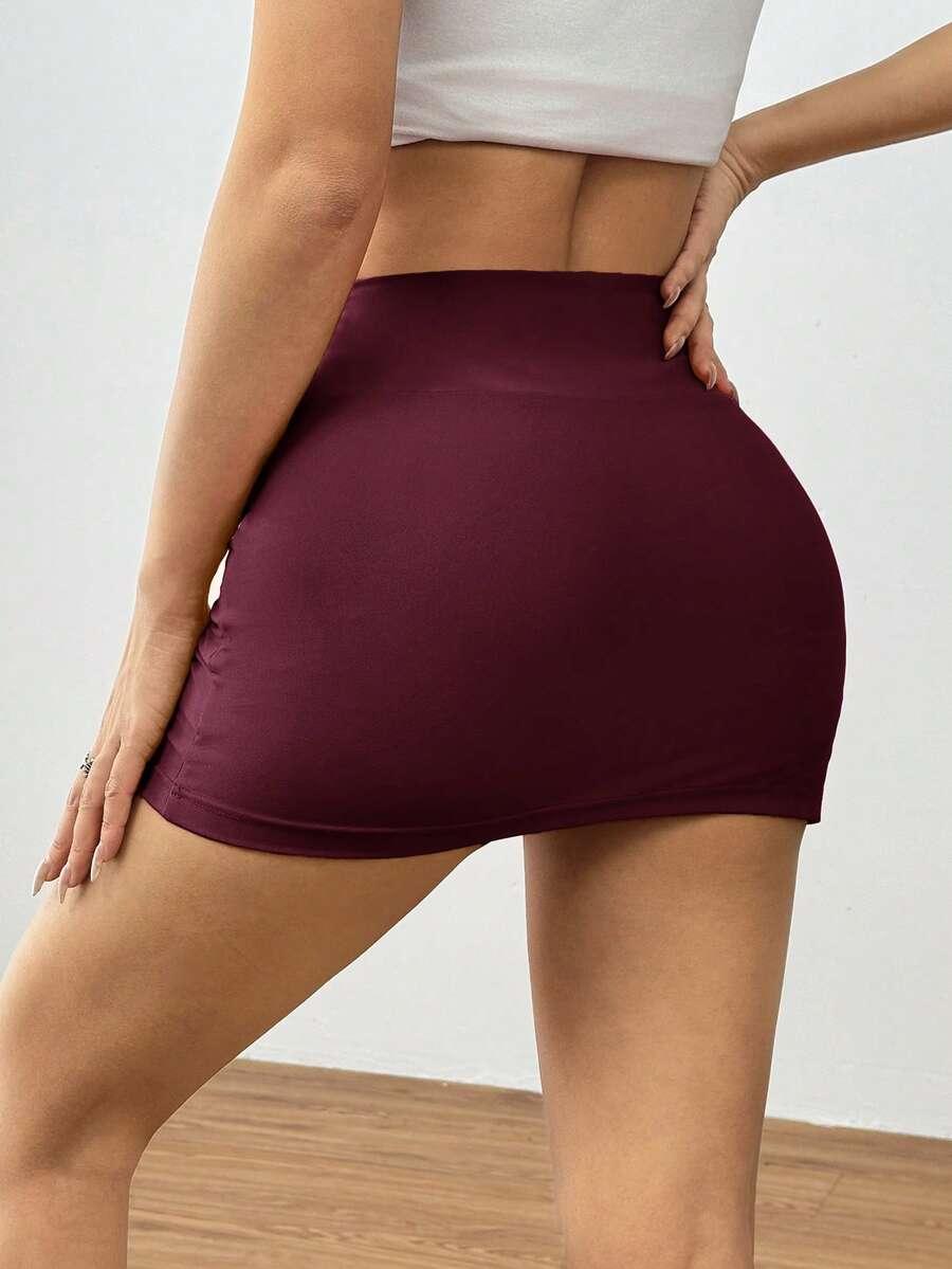 BORDOWA MINI SPÓDNICA