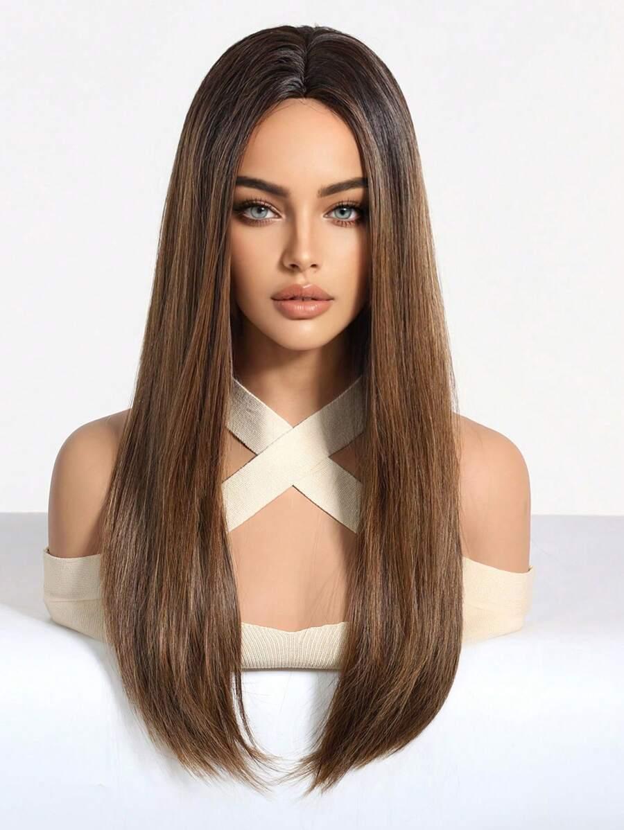 peruka włosy syntetyczne ciemny blond