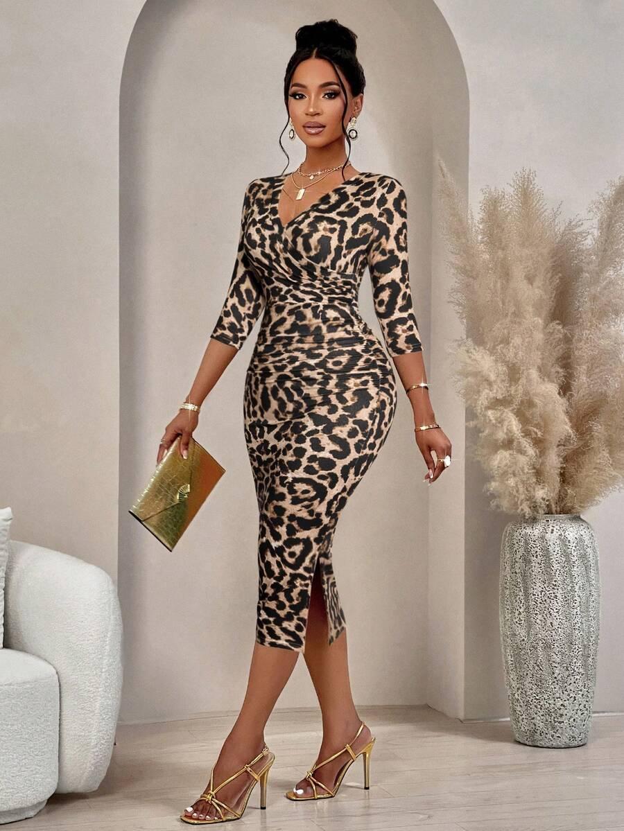 sukienka animal print