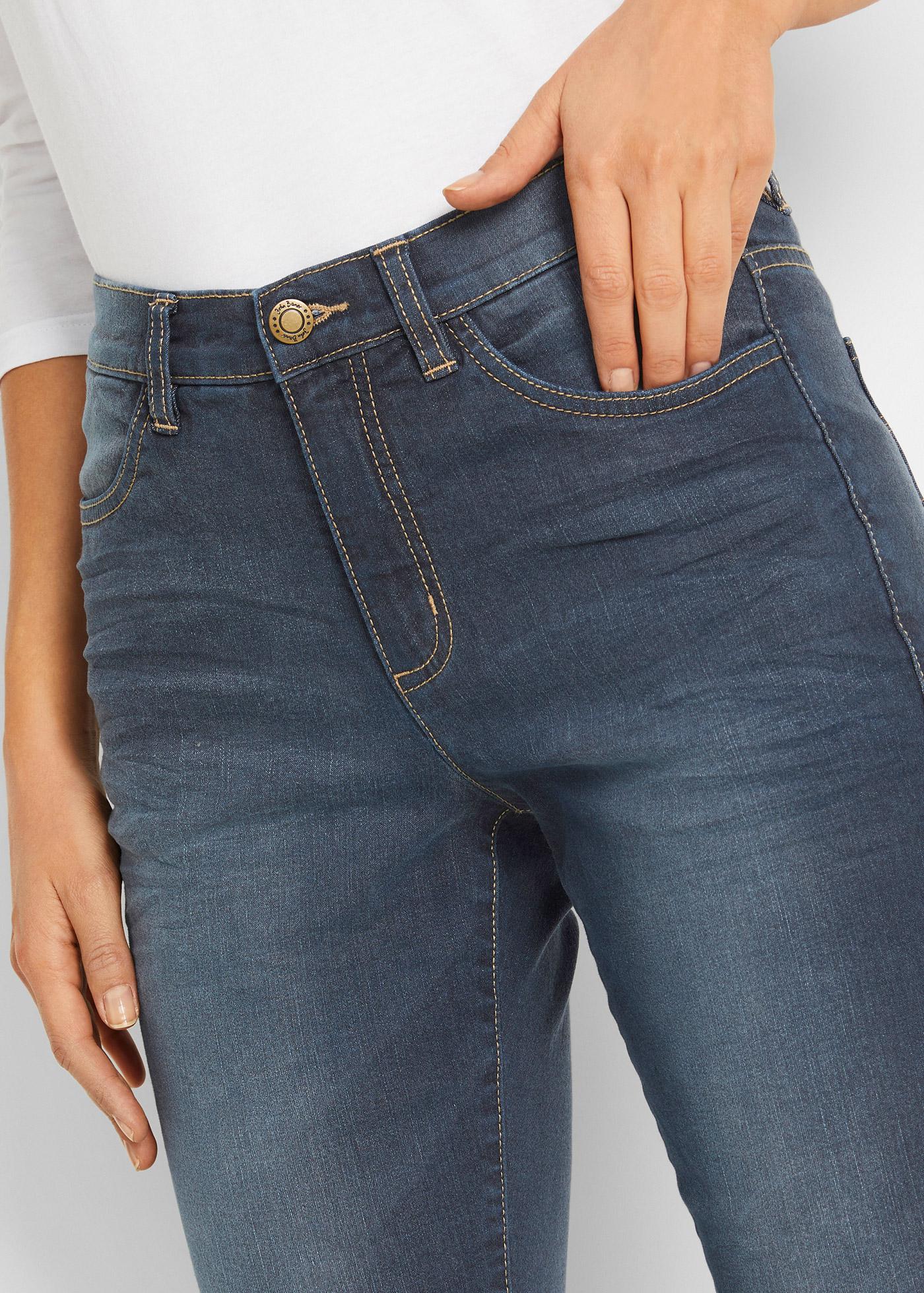 szare spodnie jeans 