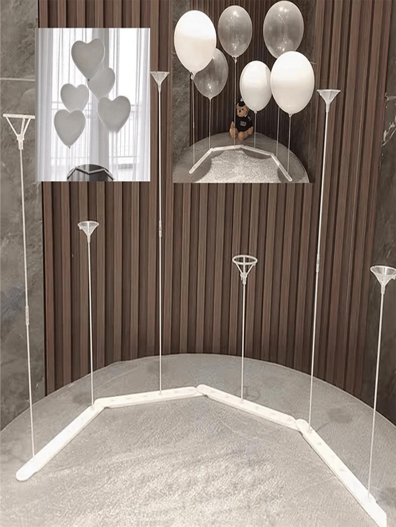 BIAŁY STOJAK NA BALONY