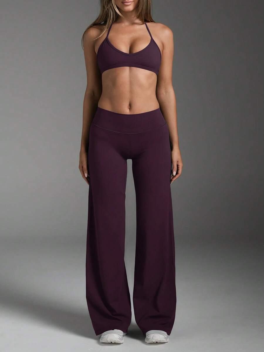 BORDOWE LEGGINSY WYSOKI STAN