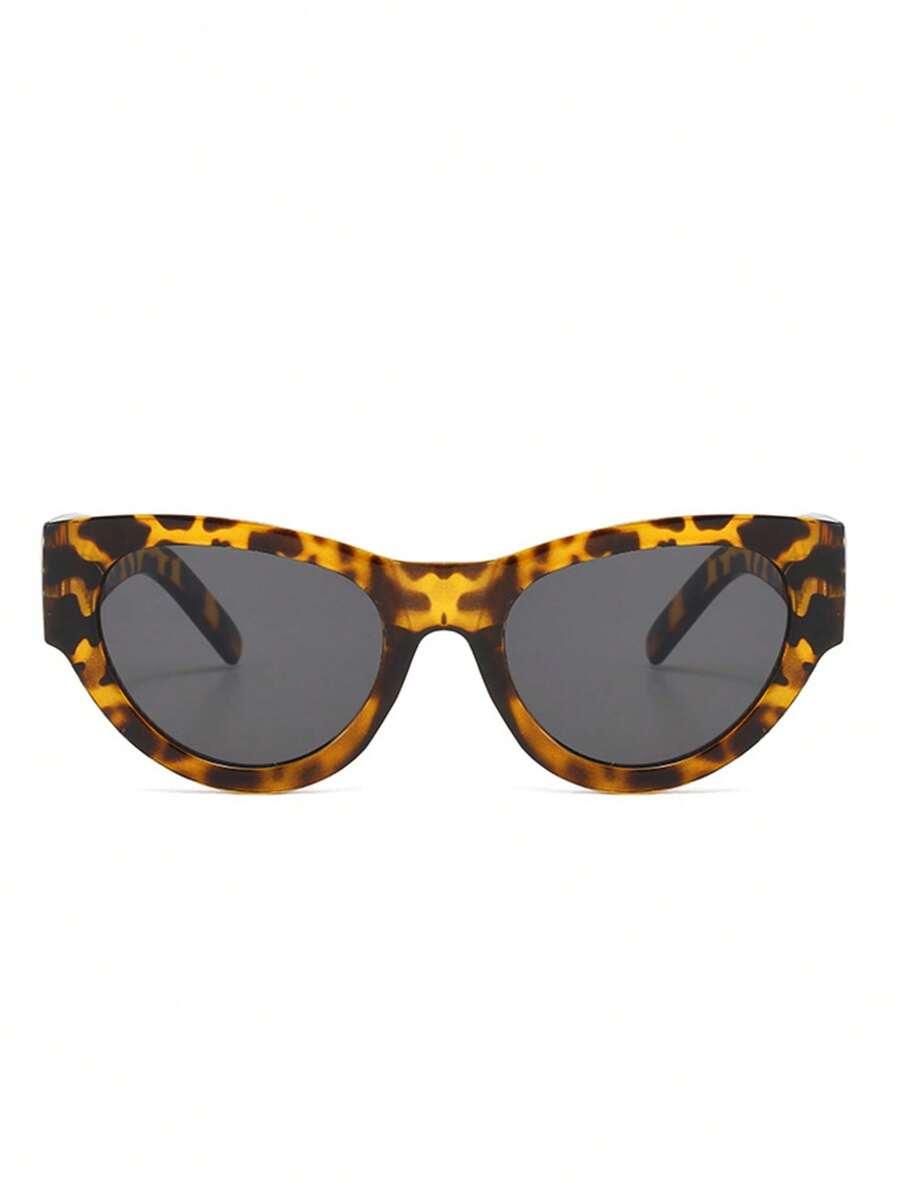 okulary przeciwsłoneczne leopard print
