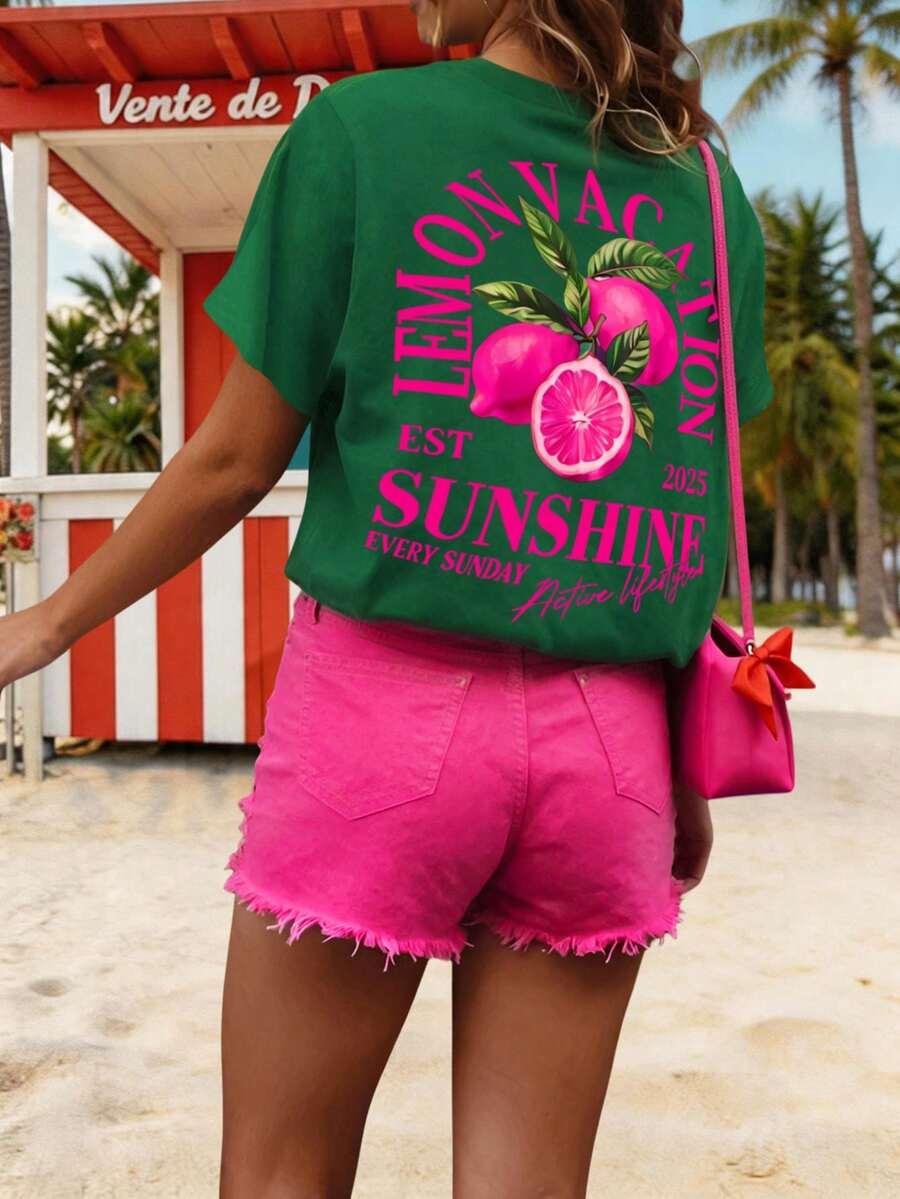 ZIELONy t-shirt PRINT