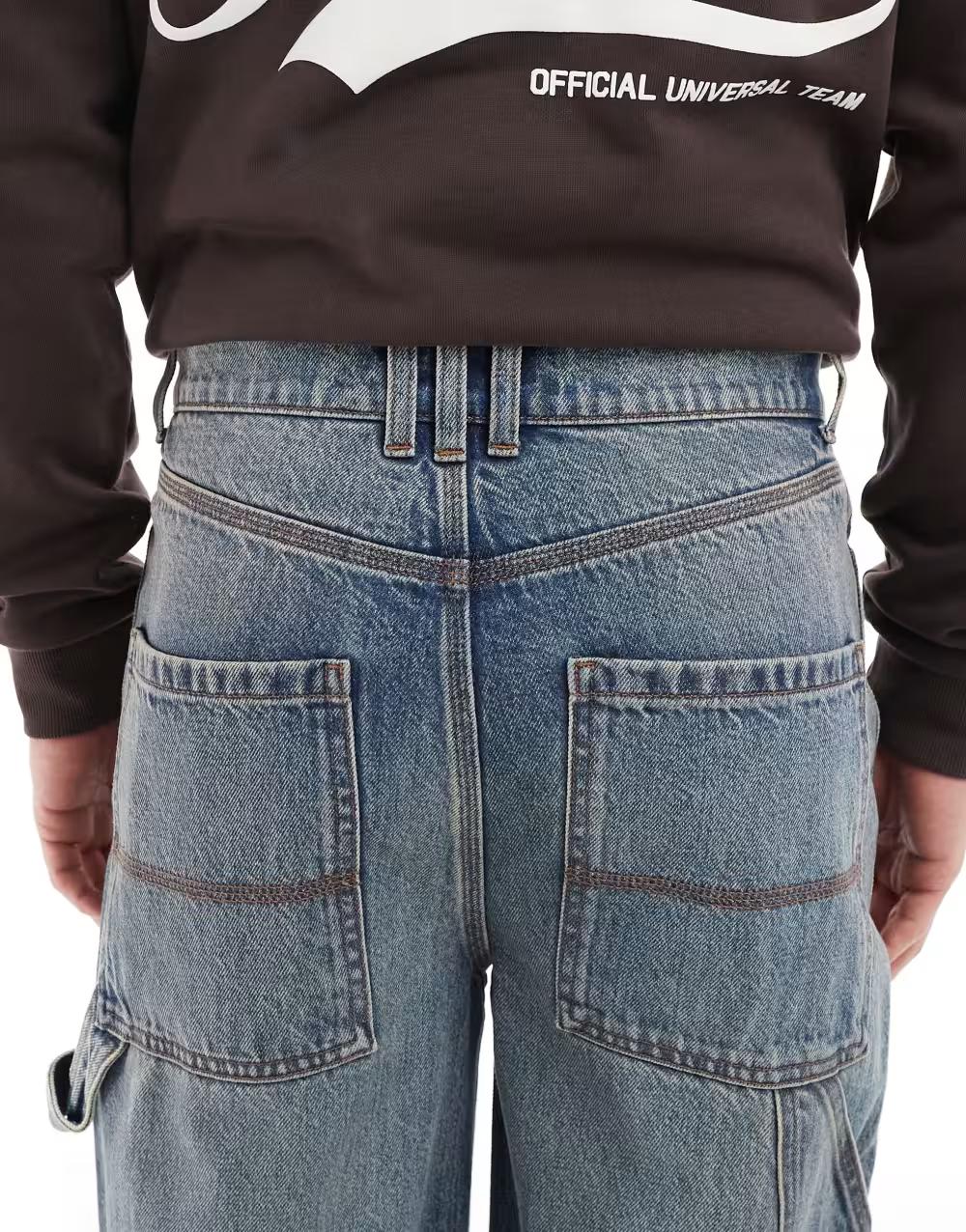 NIEBIESKIE SPODNIE JEANS