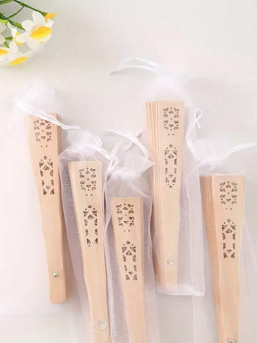 DREWNIANY WACHLARZ 5-PACK