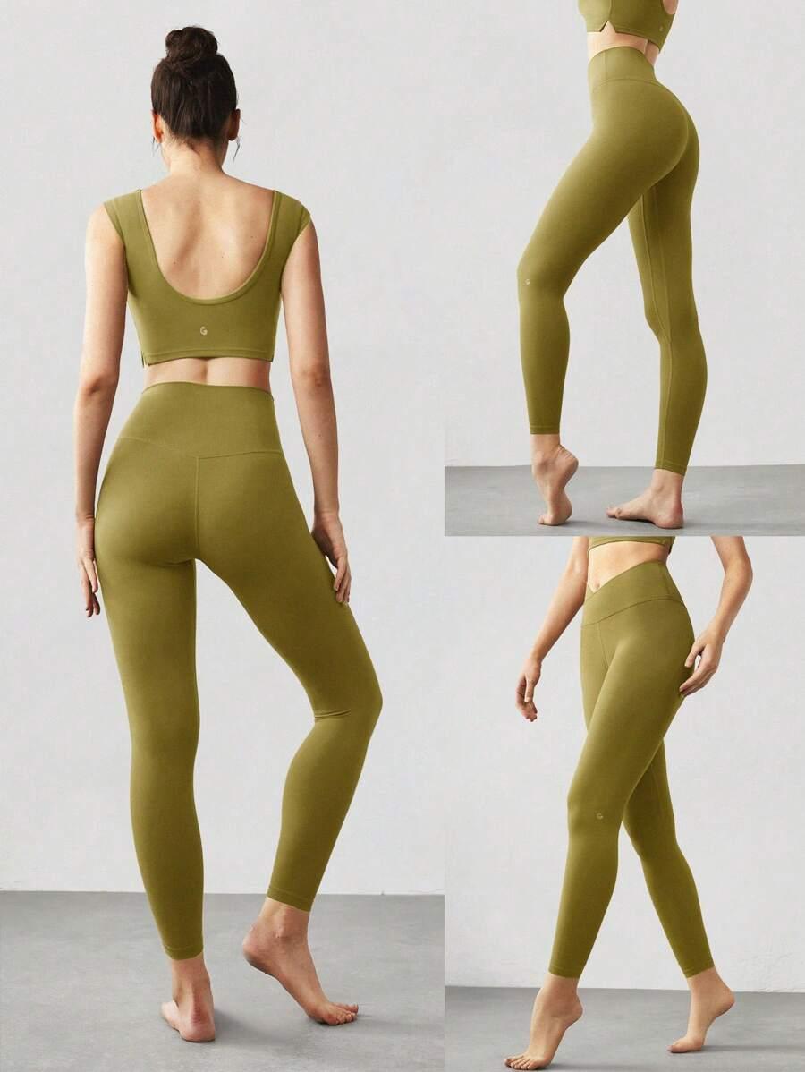 SPORTOWE LEGGINSY Z WYSOKIM STANEM 