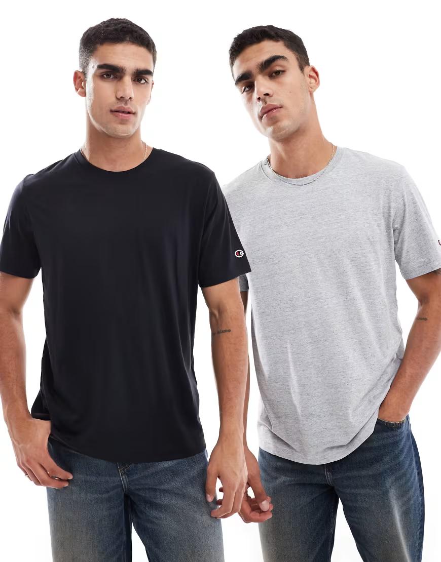 t-shirt okrąły dekolt 2-pack