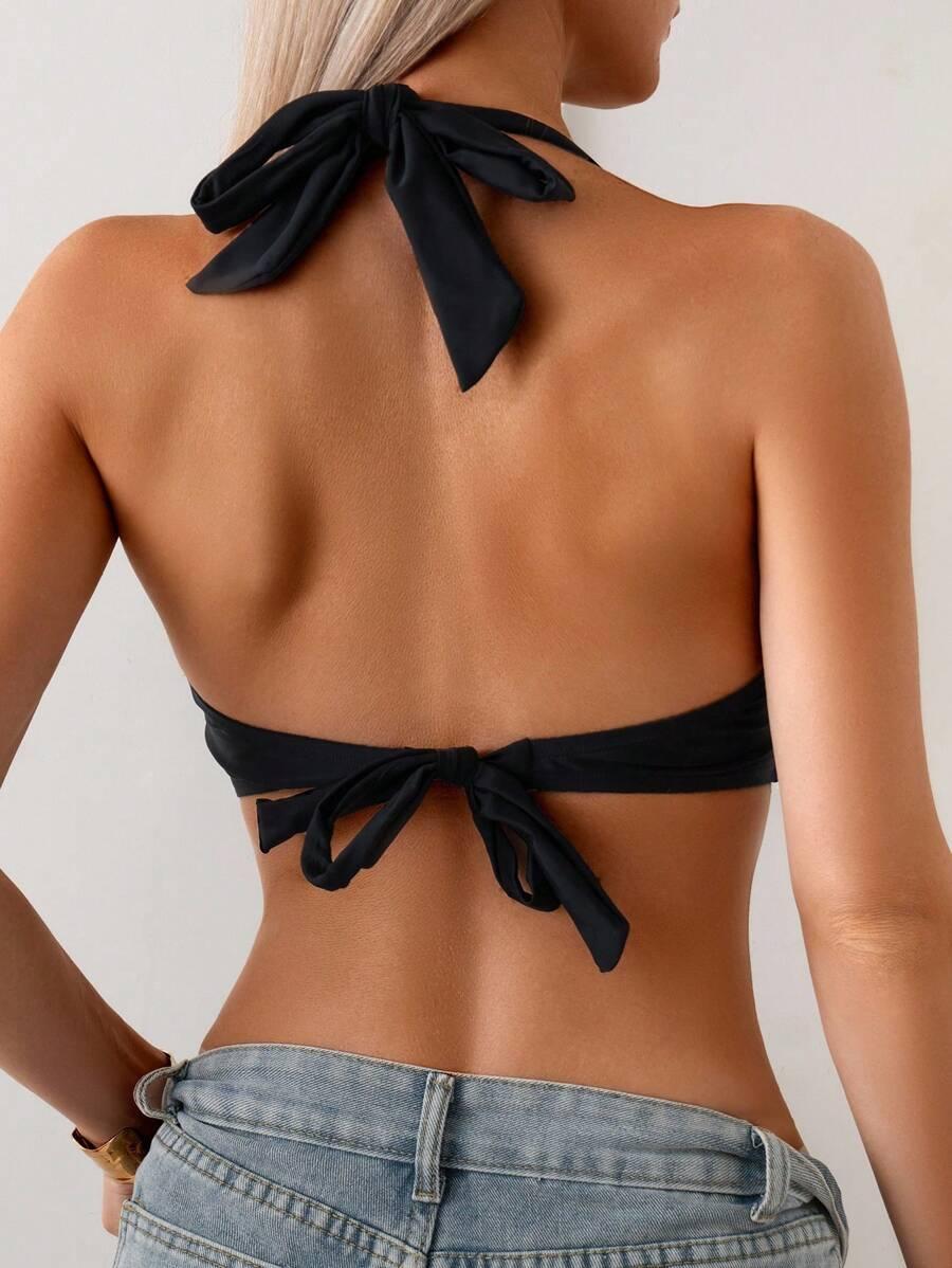 czarna góra od bikini