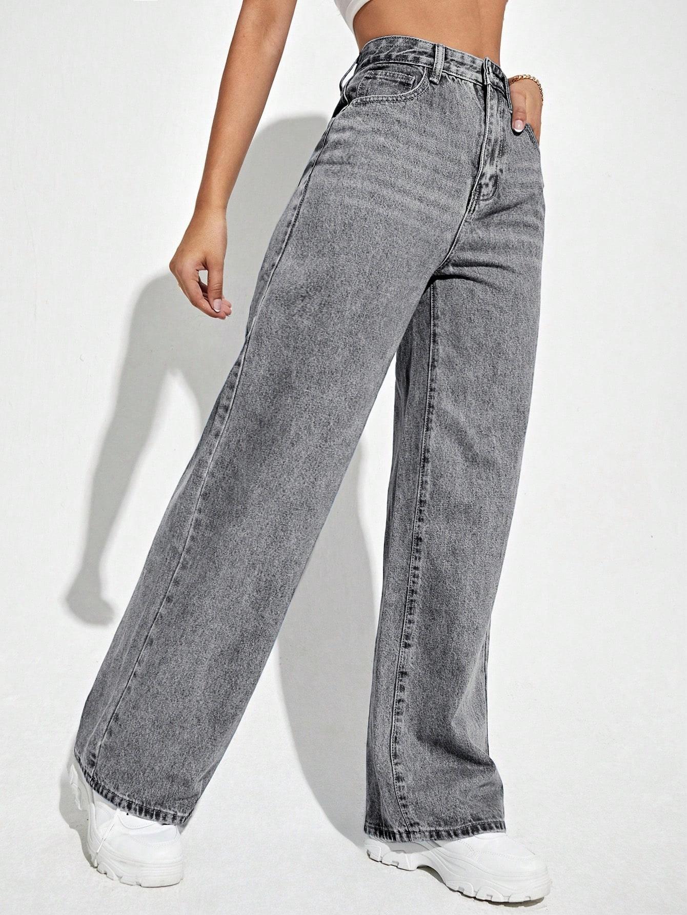 SPODNIE WASH EFFECT JEANS