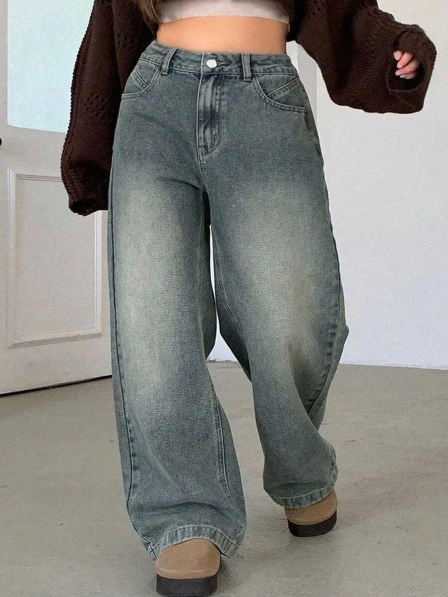 proste spadnie jeans