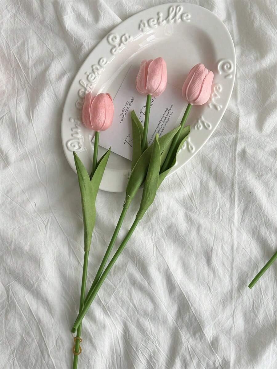 SZTUCZNy KWIAT TULIPAN 3-pack