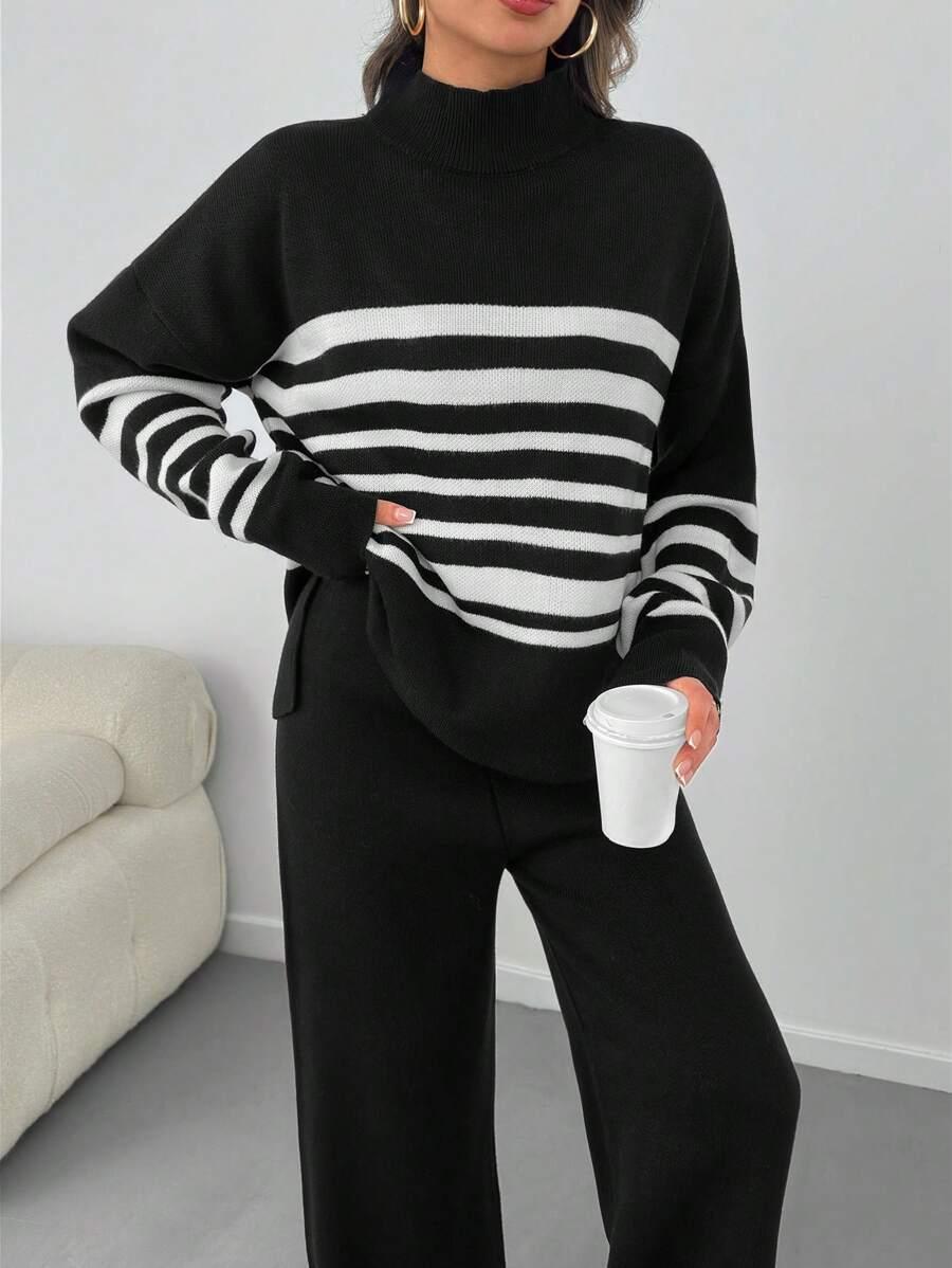 sweter spodnie komplet