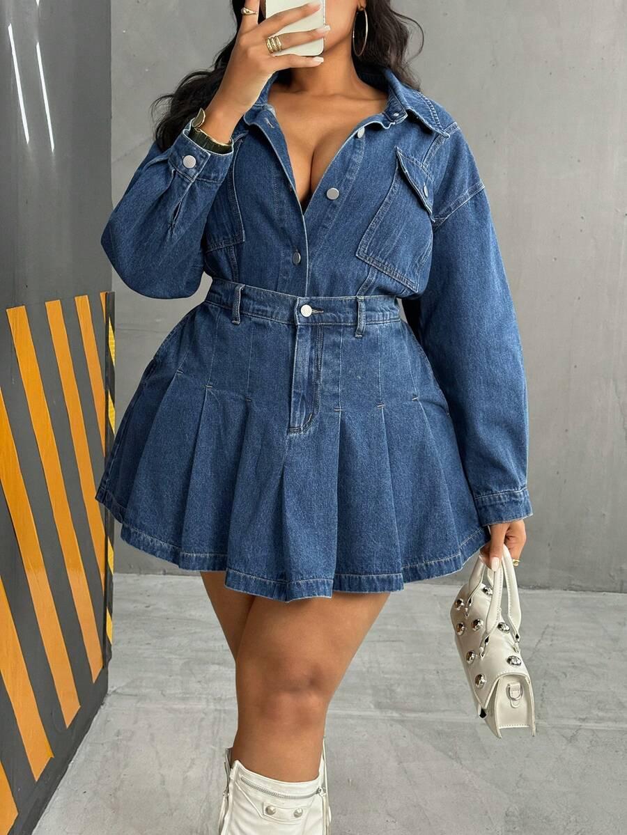 mini spódnica jeans