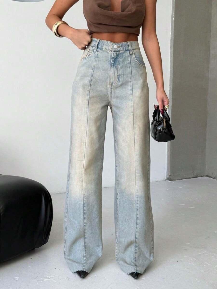 NIEBIESKIE SPODNIE JEANS