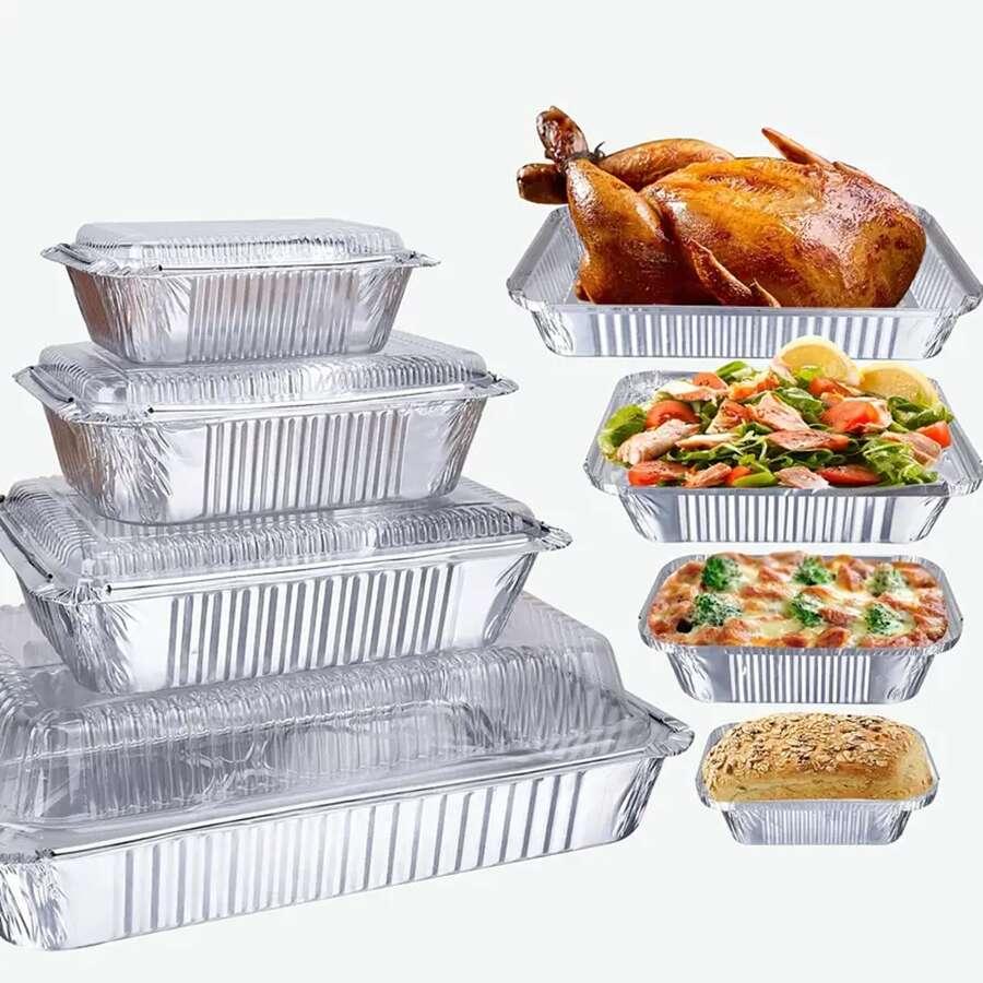 aluminiowa forma do pieczenia z pokrywką 8-pack
