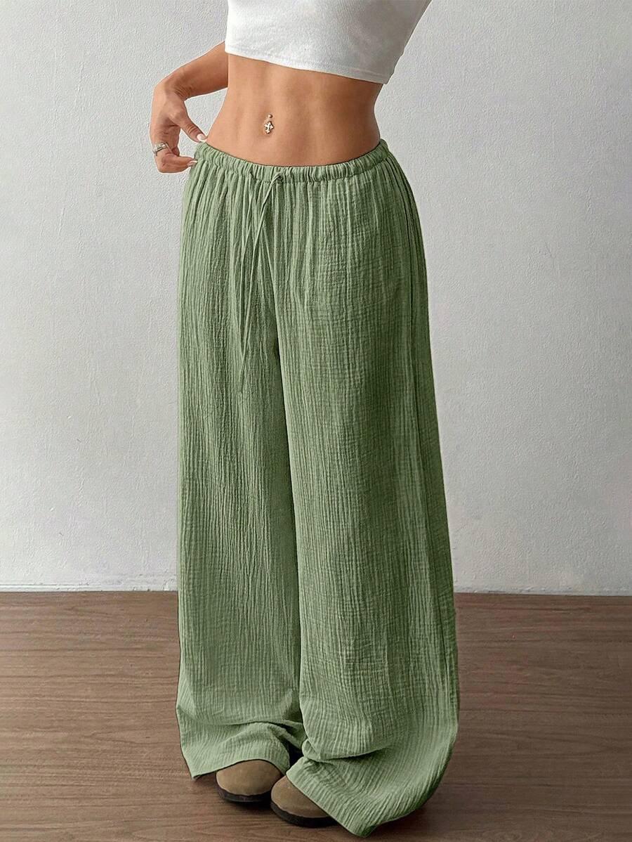 zielone spodnie casual