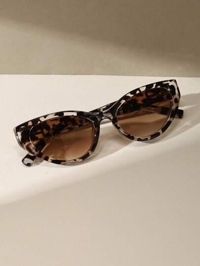 okulary przeciwsłoneczne leopard print