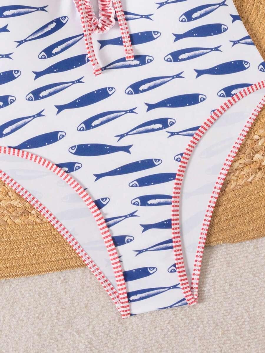 jednoczęściowy STRÓJ kąpielowy print