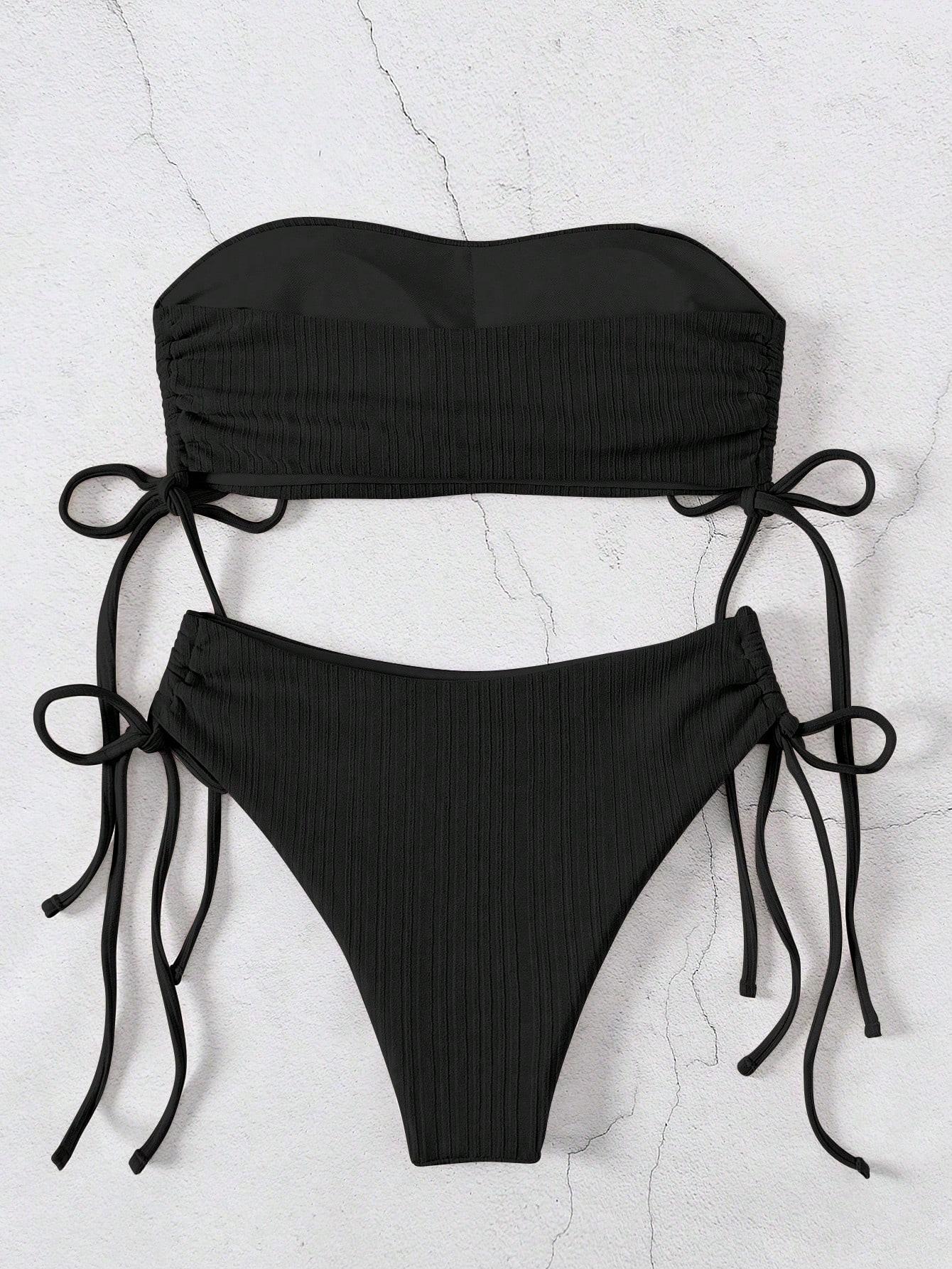czarny DÓŁ OD BIKINI 