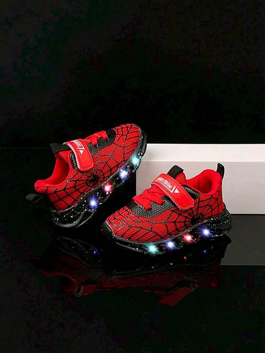 CZERWONE BUTY SPORTOWE NA RZEPY