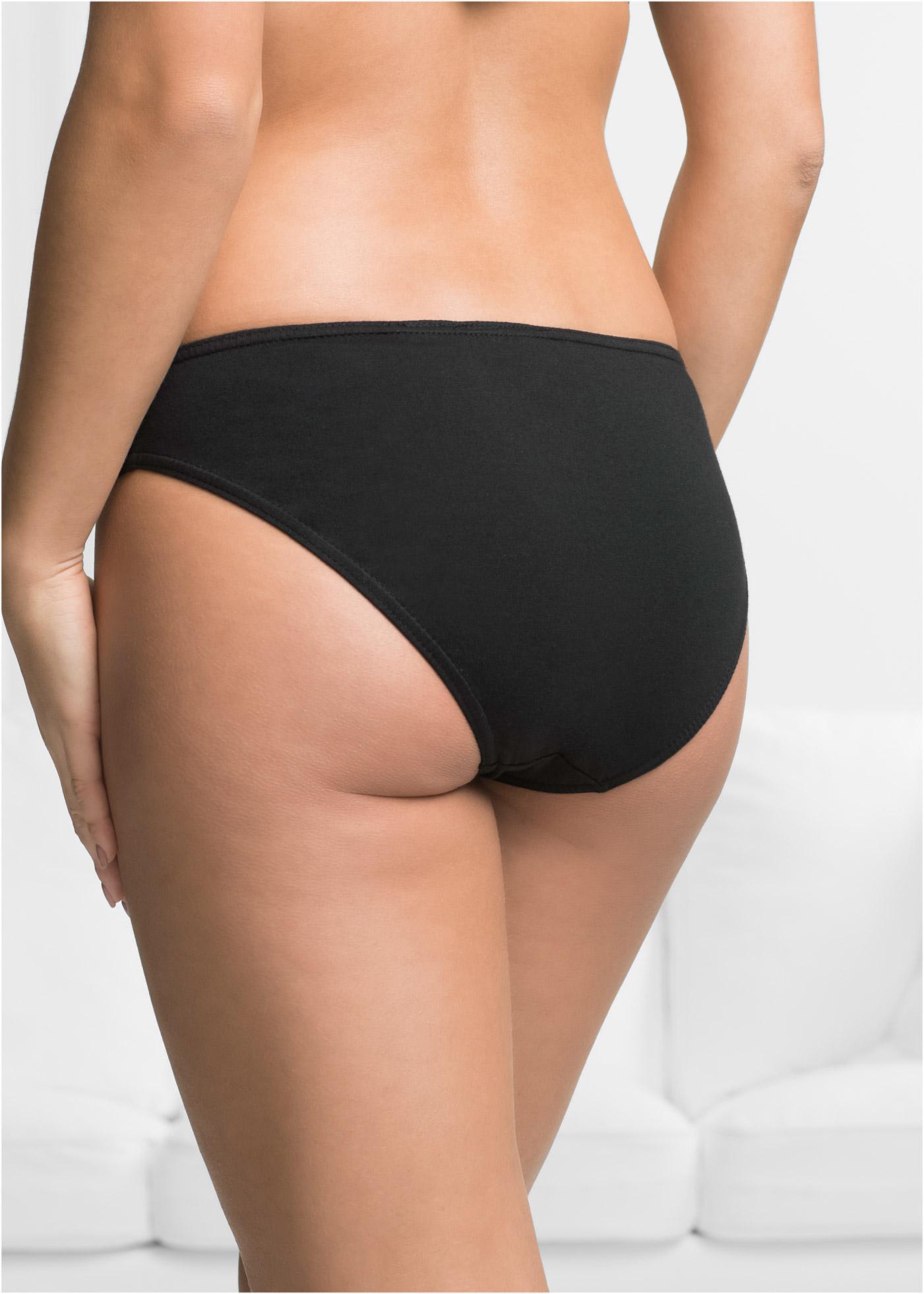 KLASYCZNE CZARNE MAJTKI FIGI 10-PACK