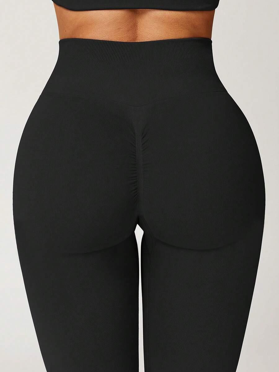 czarne sportowe legginsy wysoki stan 