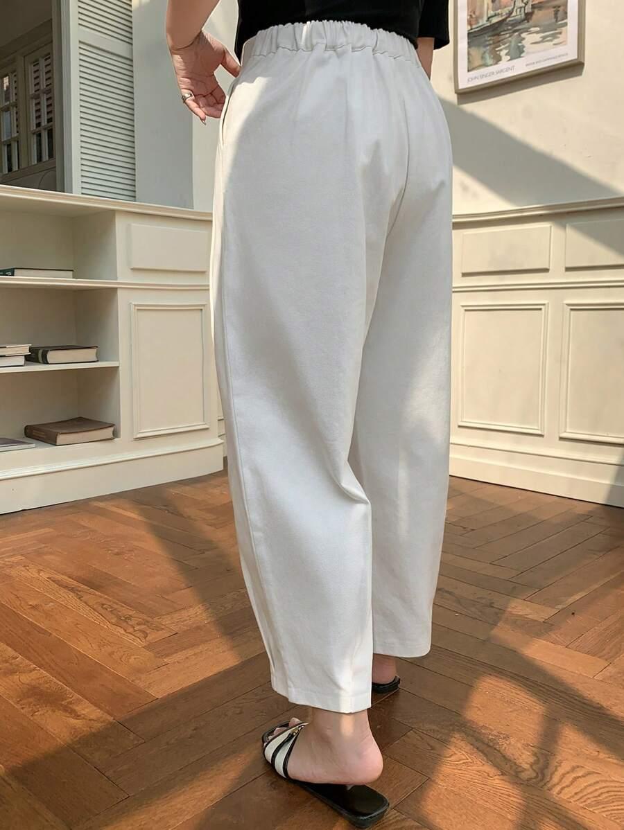 BIAŁE SPODNIE JEANS