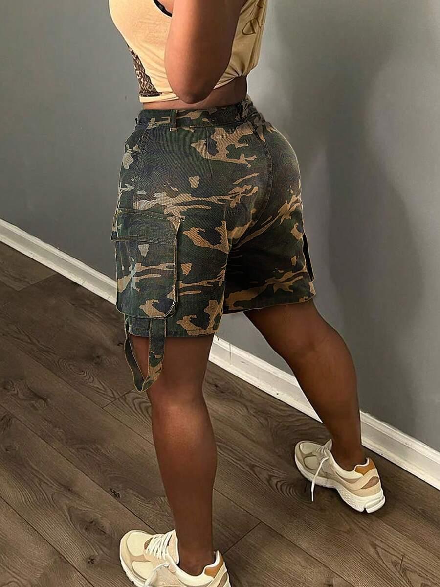 spodenki jeans print 