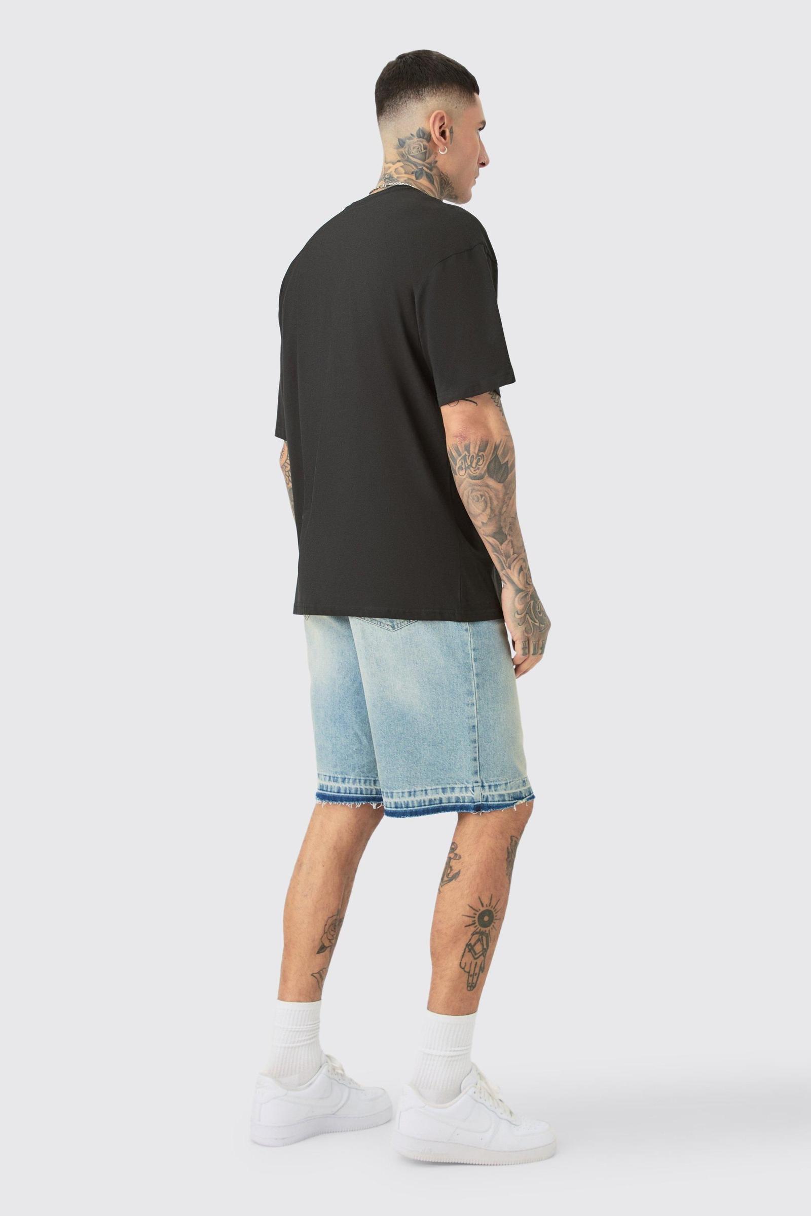 czarny t-shirt nadruk