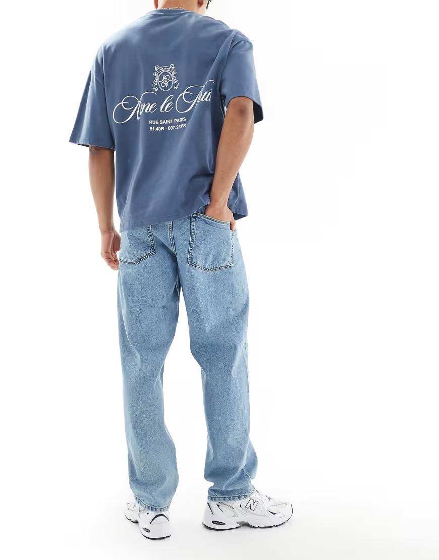 NIEBIESKIE SPODNIE JEANS